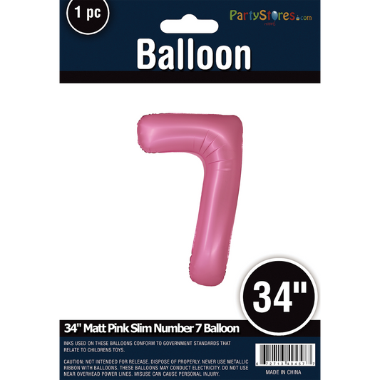 34" SLIM MATTE PINK SHAPE 7