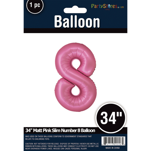 34" SLIM MATTE PINK SHAPE 8