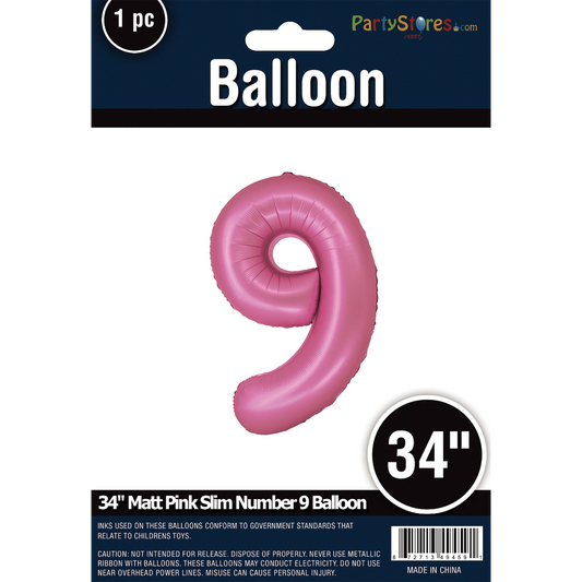 34" SLIM MATTE PINK SHAPE 9