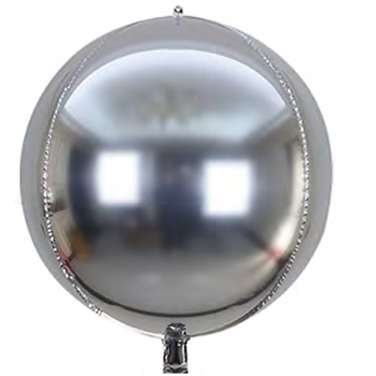 50" GIANT SILVER ORB