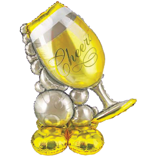 50IN GIANT STANDING CHAMPAGNE