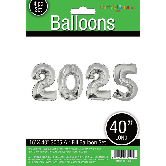 16" 2025 SILVER NUMBER SET