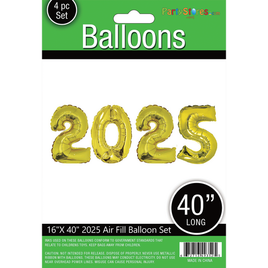 16" 2025 GOLD NUMBER SET