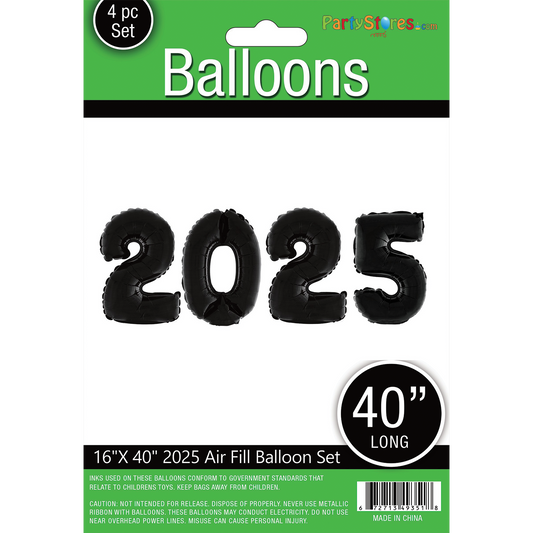 16" 2025 BLACK NUMBER SET