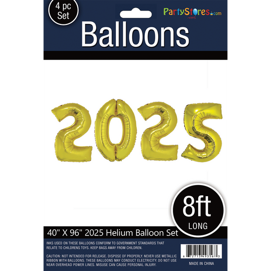 40" 2025 GOLD NUMBER SET