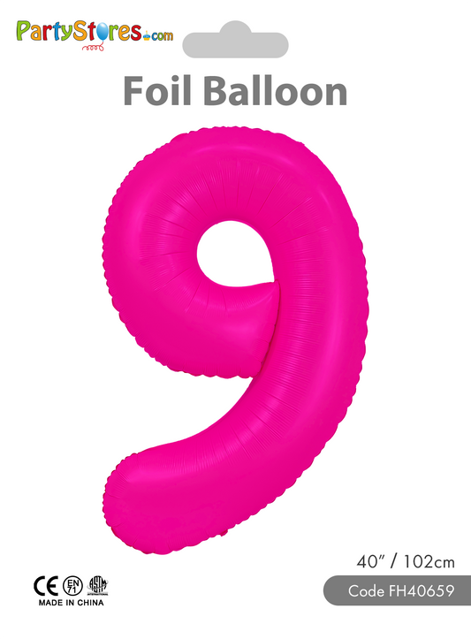 34" NEON PINK 9