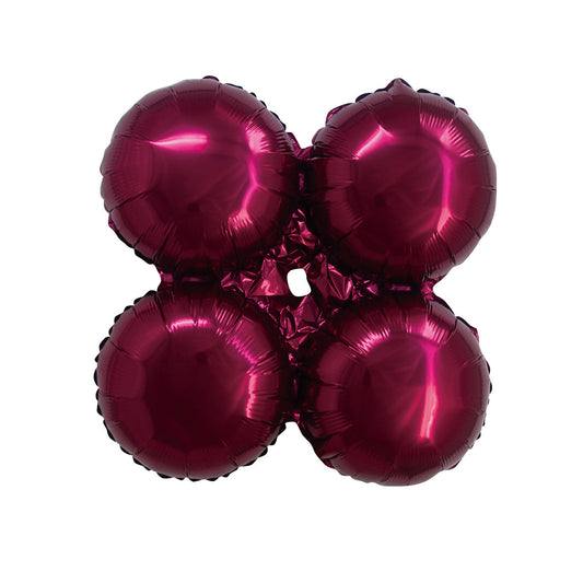 17" BURGUNDY QUAD