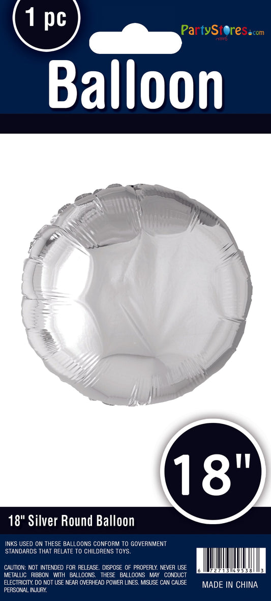 18" SILVER ROUND