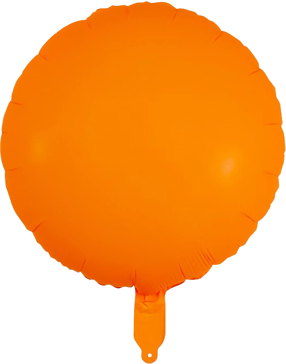 18" orange neon round balloon