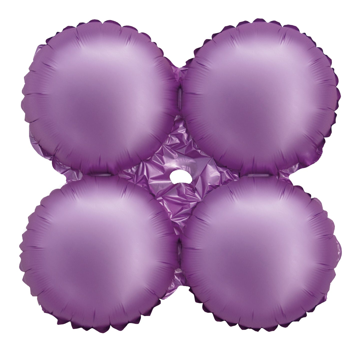 17" matte pastel purple quad balloon