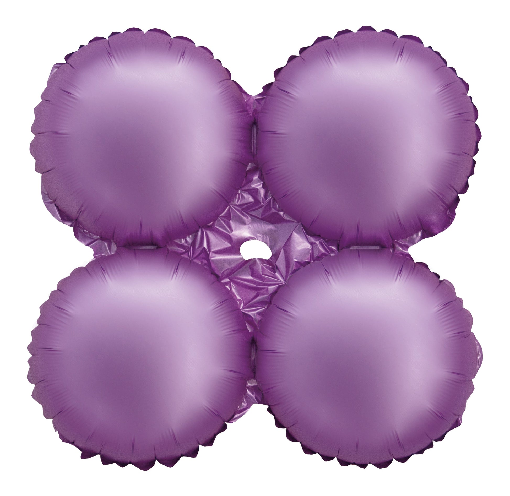 17" matte pastel purple quad balloon