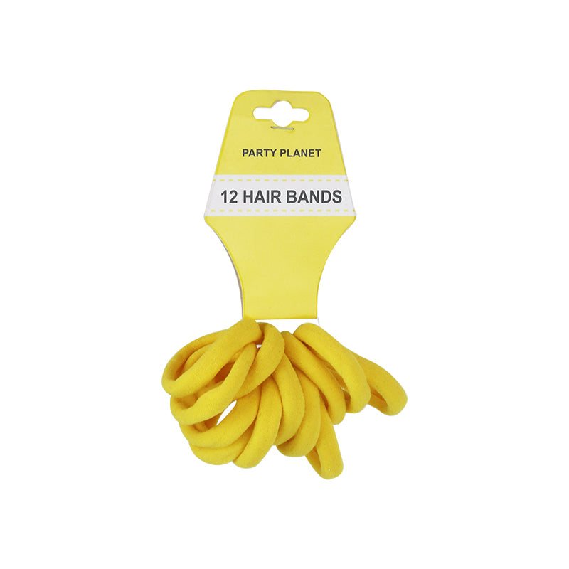Elastic Hair Bands – Yellow - alternate view