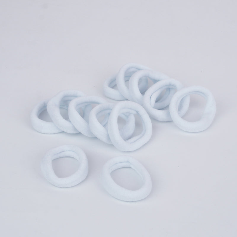 Elastic Hair Bands – White
