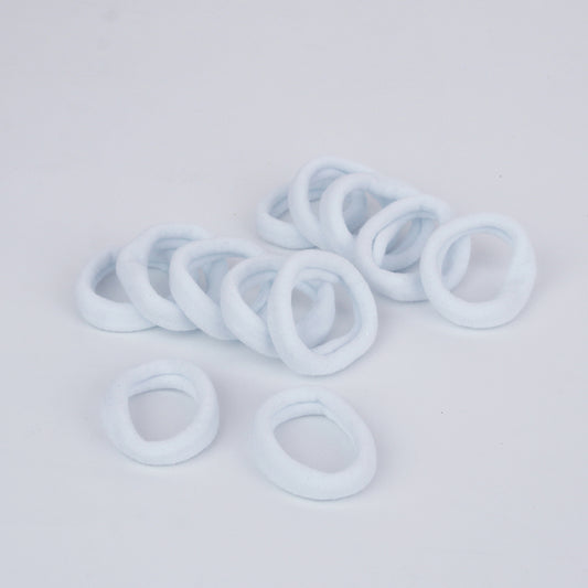 Elastic Hair Bands – White
