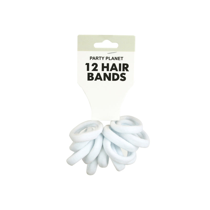 Elastic Hair Bands – White - alternate view