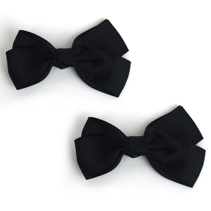 Bow Hair Clip – Black