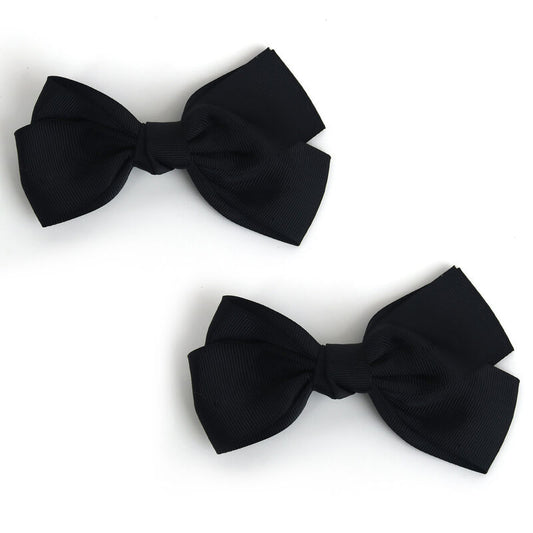 Bow Hair Clip – Black