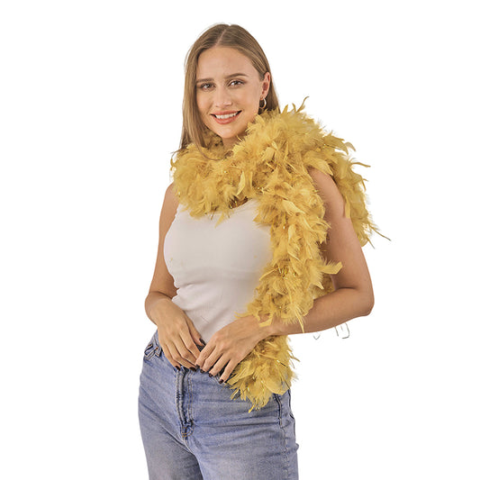 Feather Boa – Gold