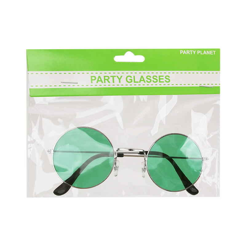 Green Hippie Glasses - alternate view