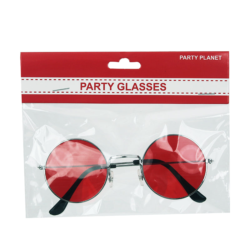 Red Hippie Glasses - alternate view