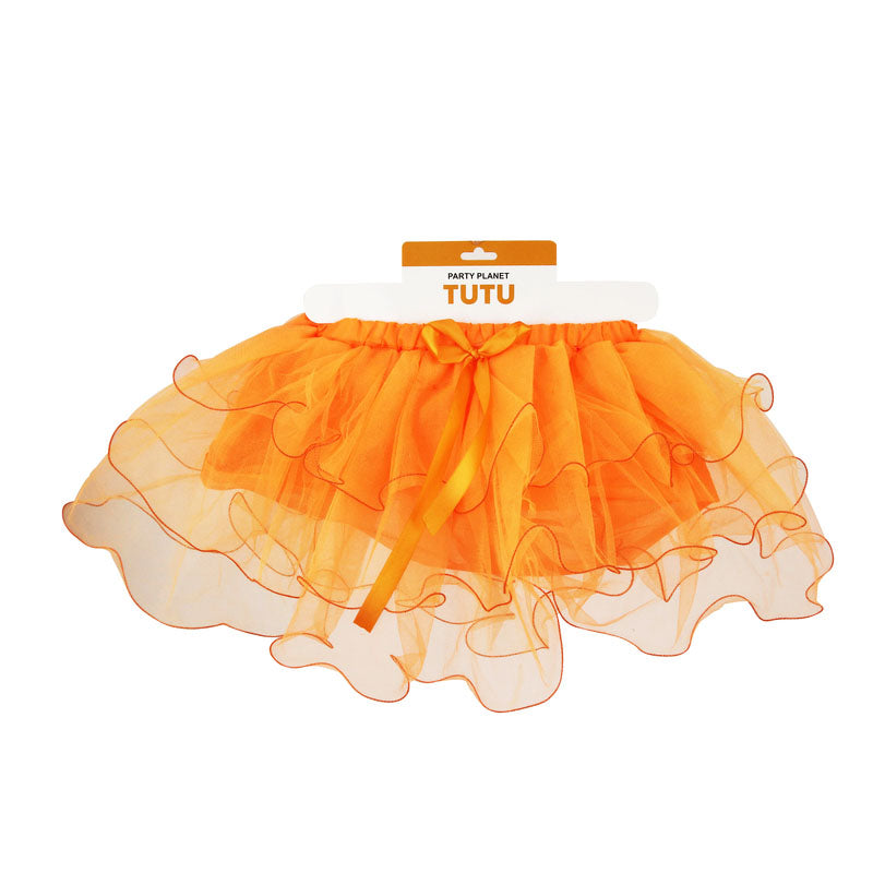 Ruffled Edge Tutu – Orange - alternate view