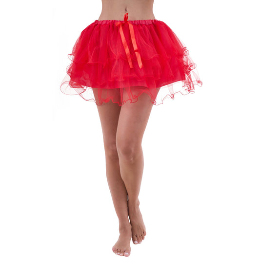 Ruffled Edge Tutu – Red