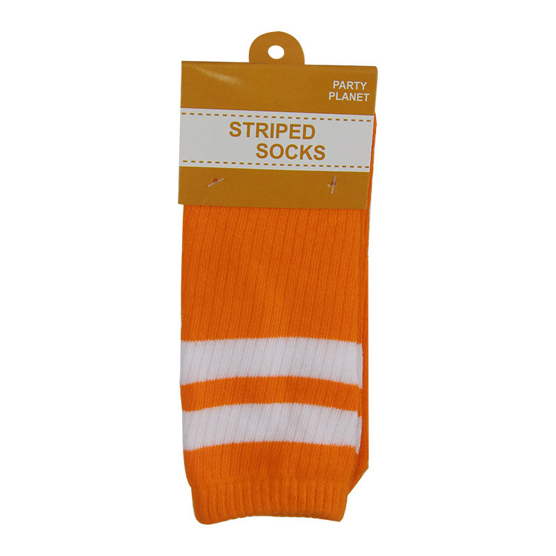 Stripe Socks – Orange - alternate view