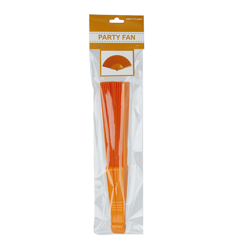 Hand Fan – Orange - alternate view