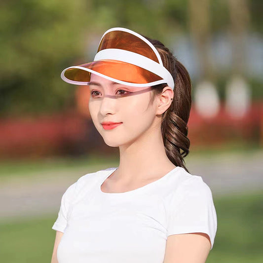 Sun Visor Party Hat – Orange