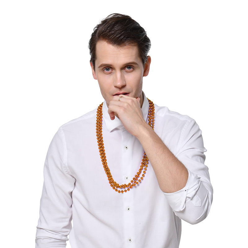 80cm Party Necklace – Orange