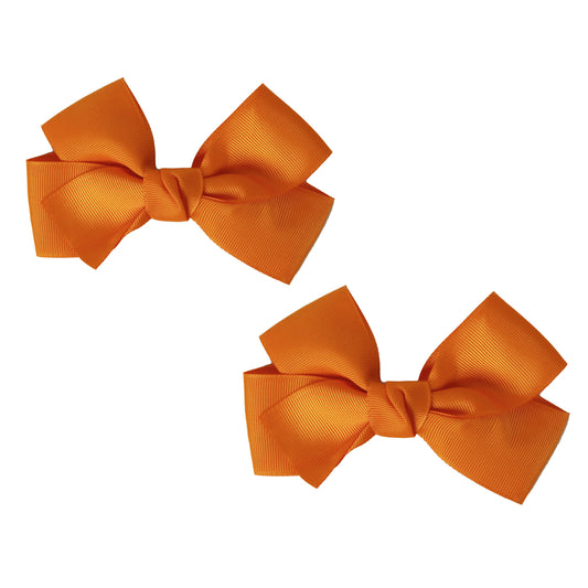 Bow Hair Clip – Orange