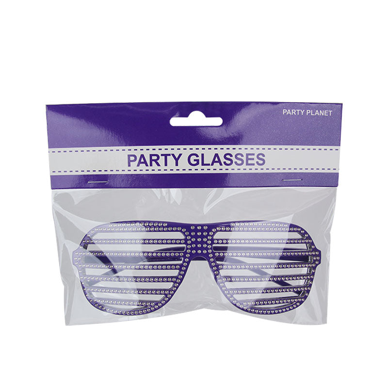 Bling Glasses – Purple - alternate view