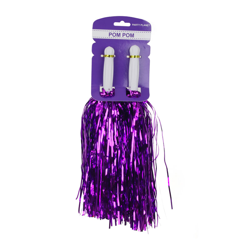 Metallic Pom Pom – Purple - alternate view
