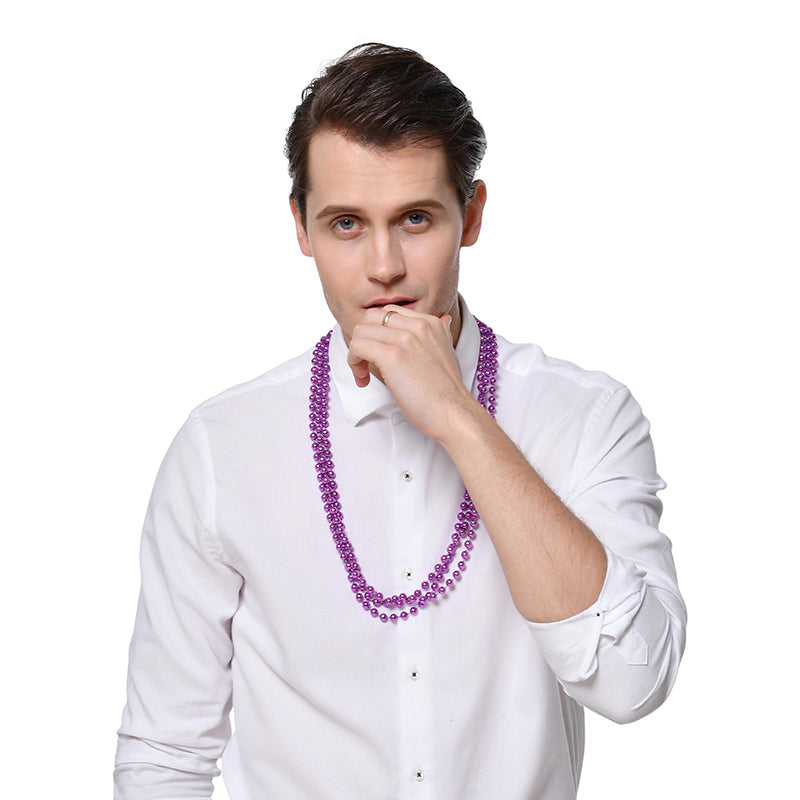 80cm Party Necklace – Purple