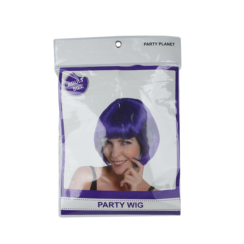 Bob Wig – Purple - alternate view