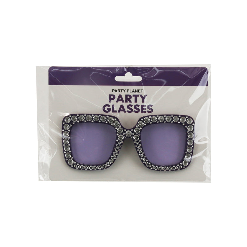 Bling Glasses – Purple - alternate view