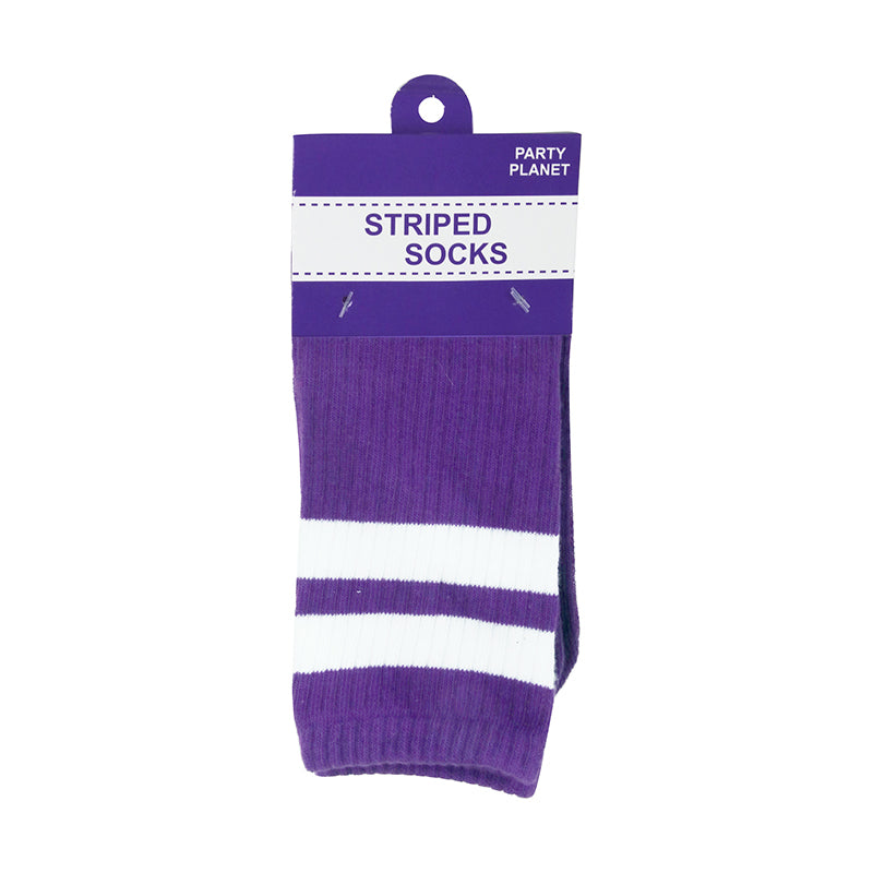 Stripe Socks – Purple