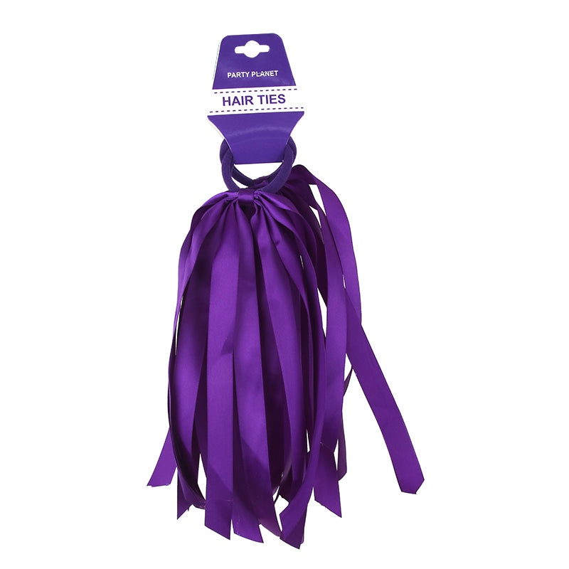 Tassel Hair Ties – Purple