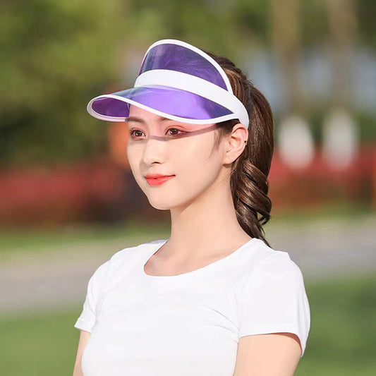 Sun Visor Party Hat – Purple