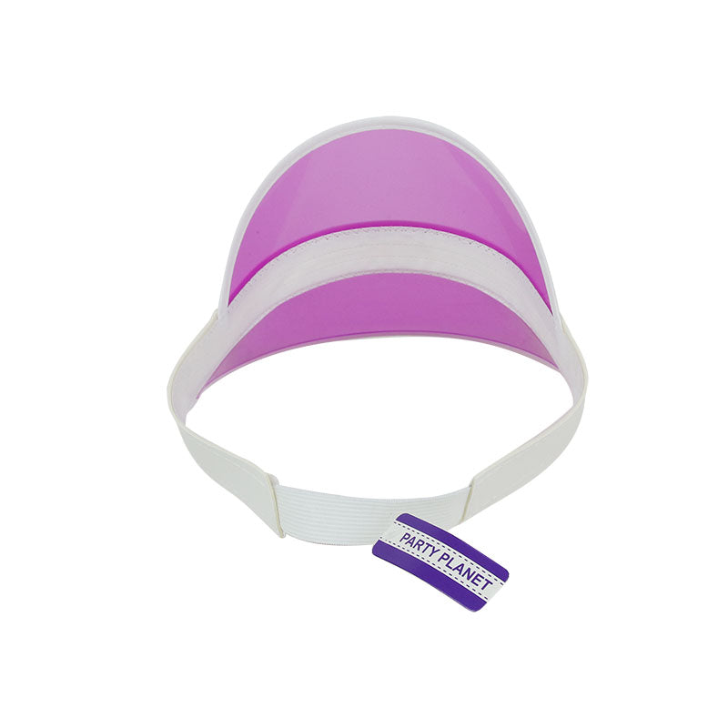 Sun Visor Party Hat – Purple - alternate view