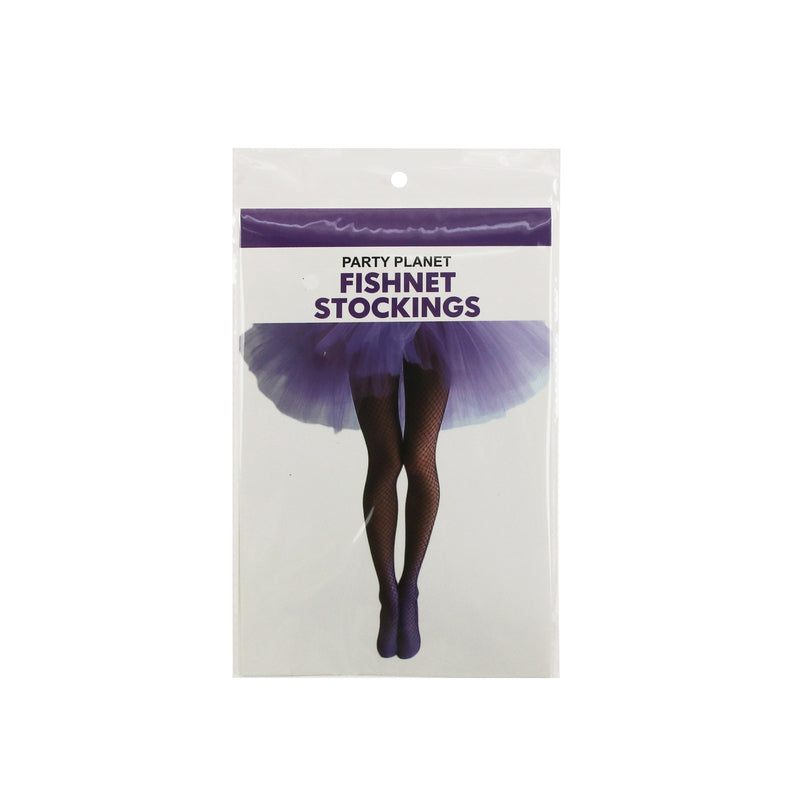 Fishnet Tights – Purple - alternate view