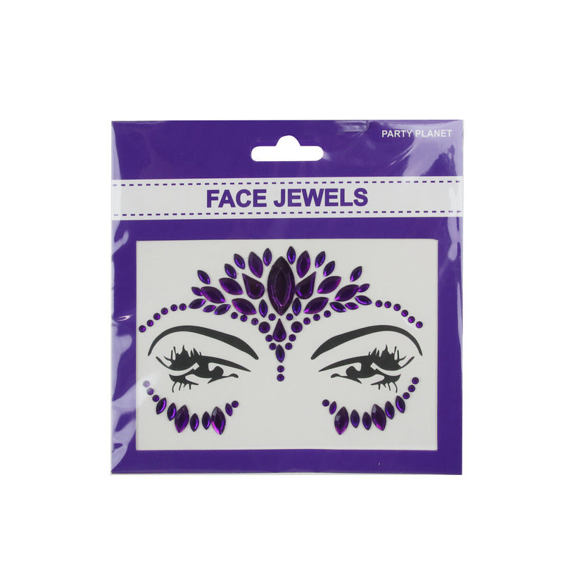 Purple Face Jewellery - alternate view