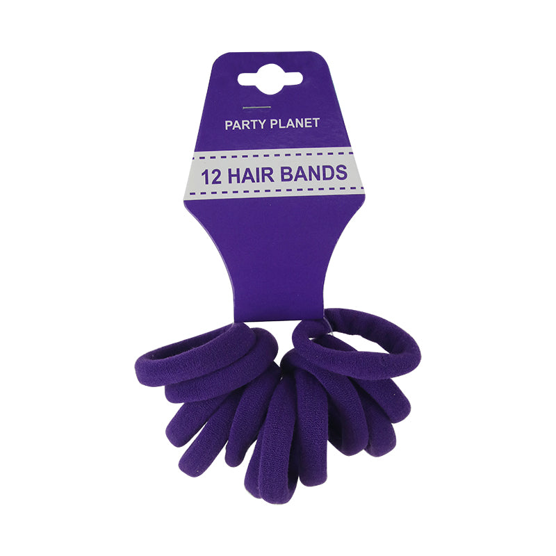 Elastic Hair Bands – Purple