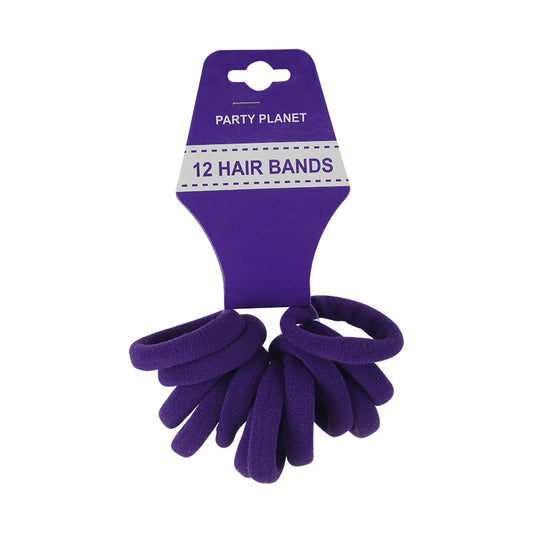 Elastic Hair Bands – Purple
