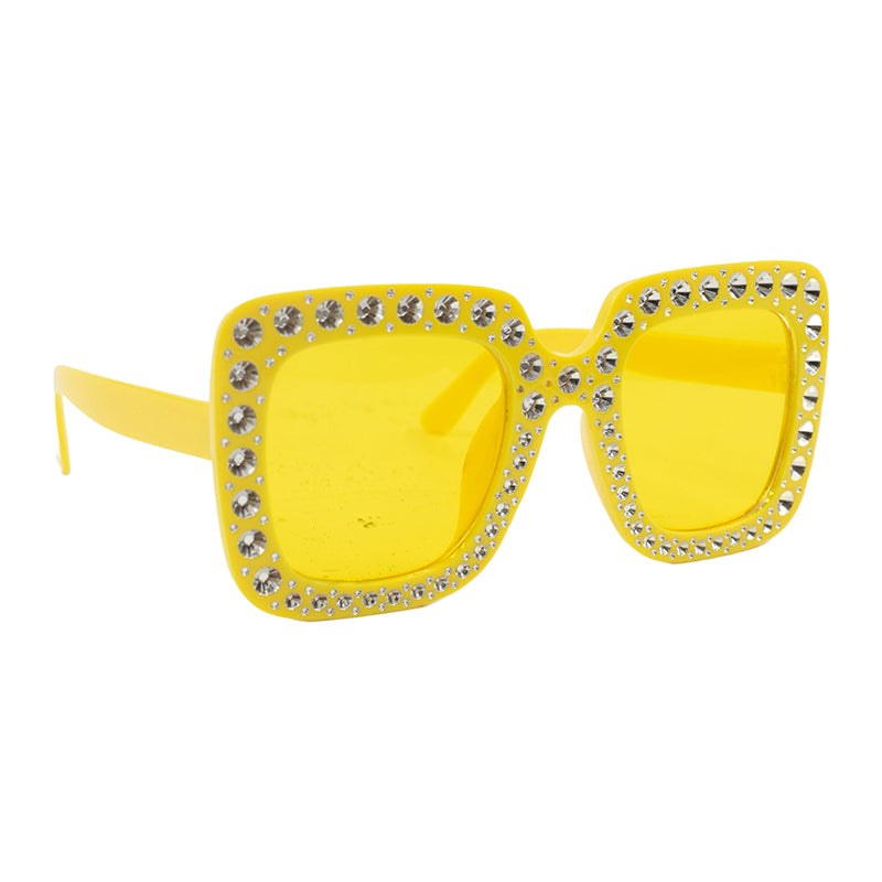 Yellow Bling Glasses