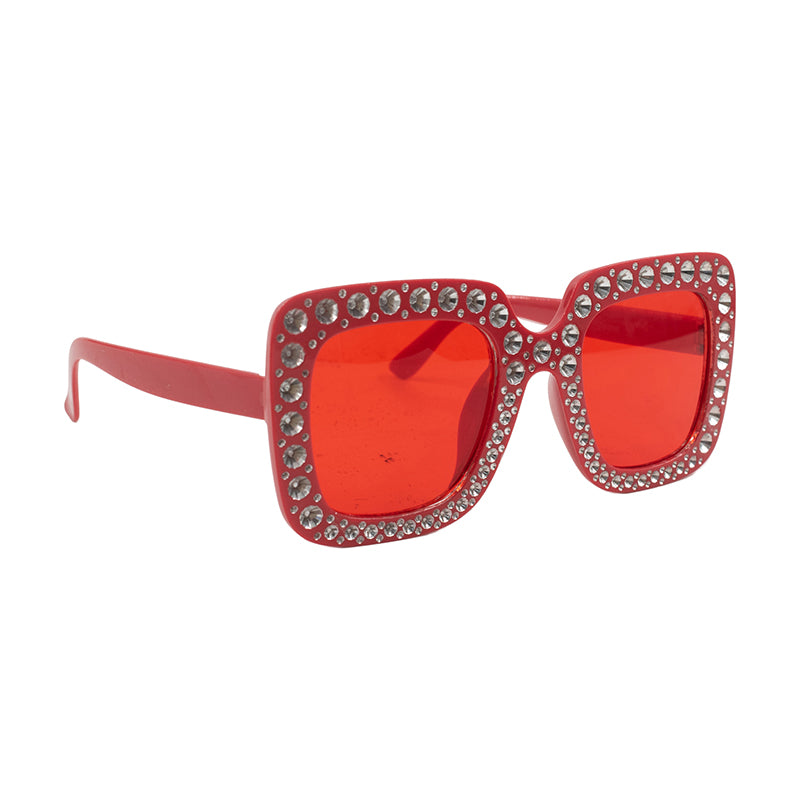 Red Bling Glasses
