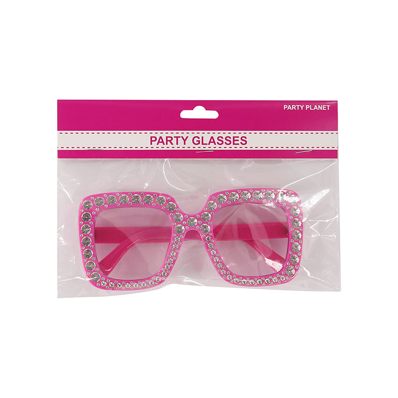 Pink Bling Glasses - alternate view