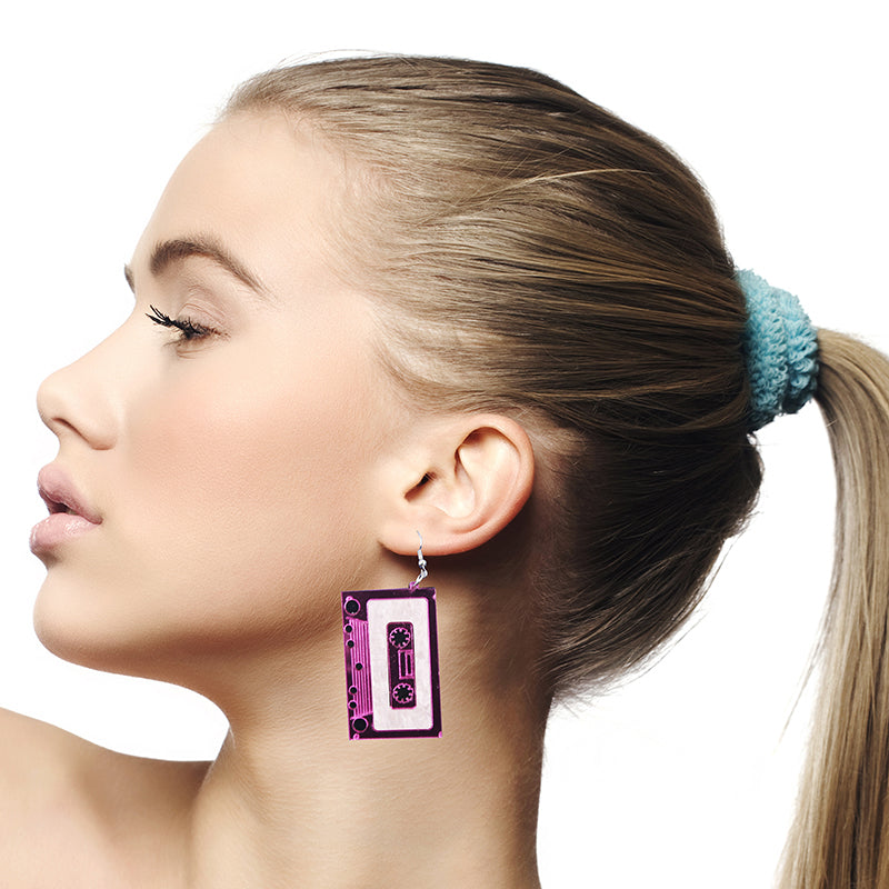 Cassette Tape Earrings