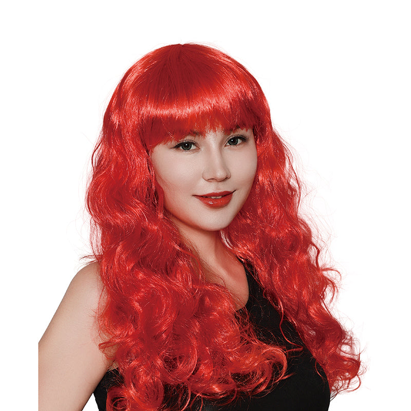 Red Wavy Long Wig