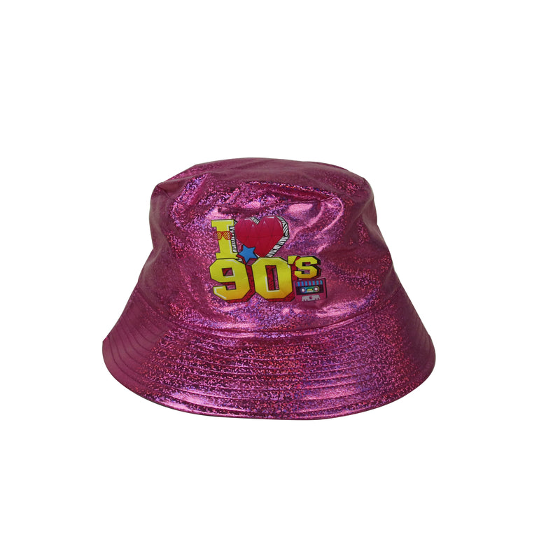 Pink I Love The 90's Bucket Hat
